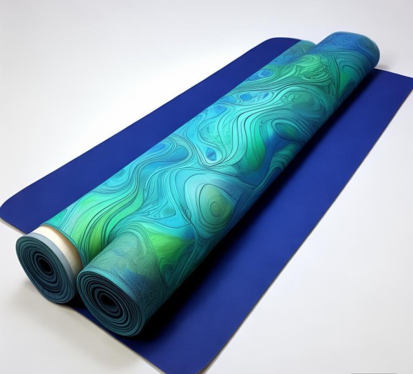 瑜伽垫产品设计图,艺术与功能性并存 瑜伽垫产品设计图,艺术与功能性并存